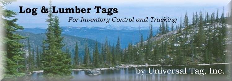 Repulpable log tags that meet residue restrictions for waste chips that you sell to pulp mills.